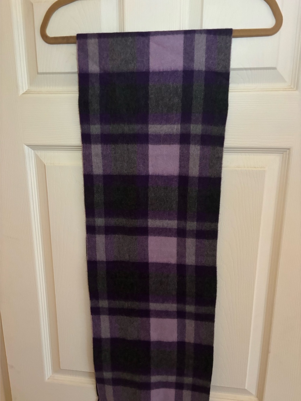 Louisa Perini 100% Cashmere Scarf with Fringe